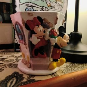 Vintage Mickey Mouse 1993 Teleflora Vase/Container